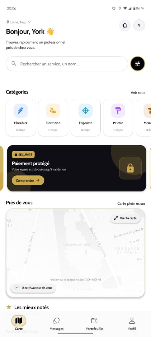 Accueil client SIRA