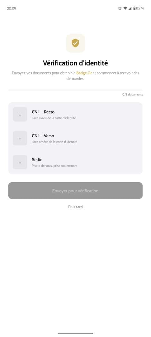 Premier contact en confiance